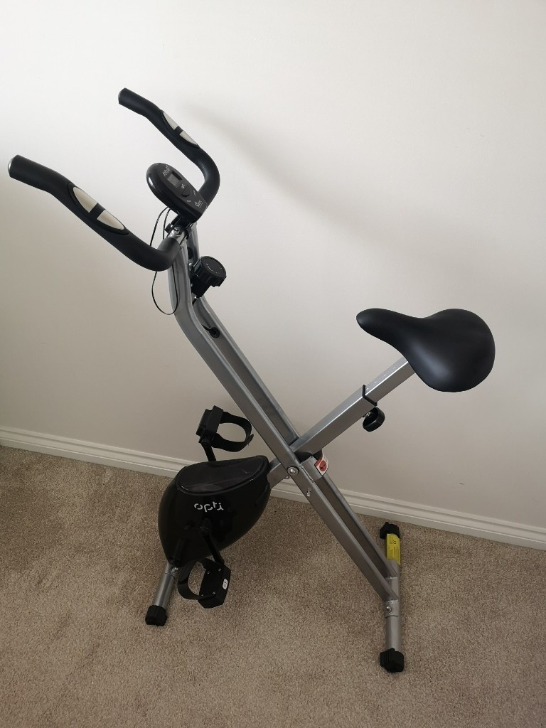 opti folding exercise bike